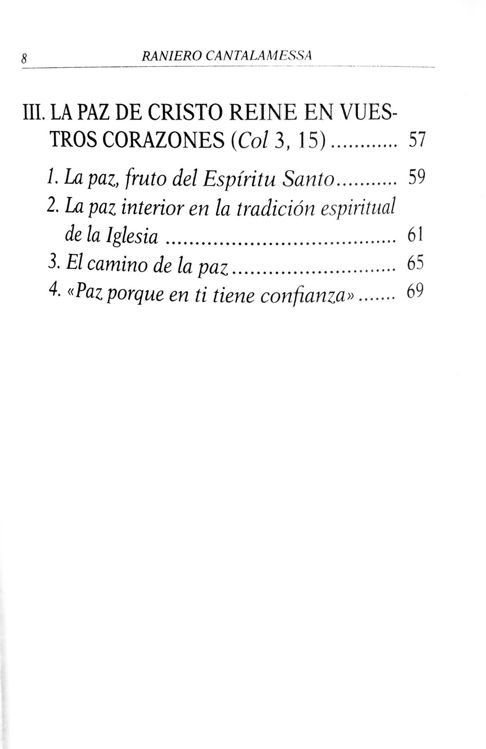 Imagen de Os doy mi paz