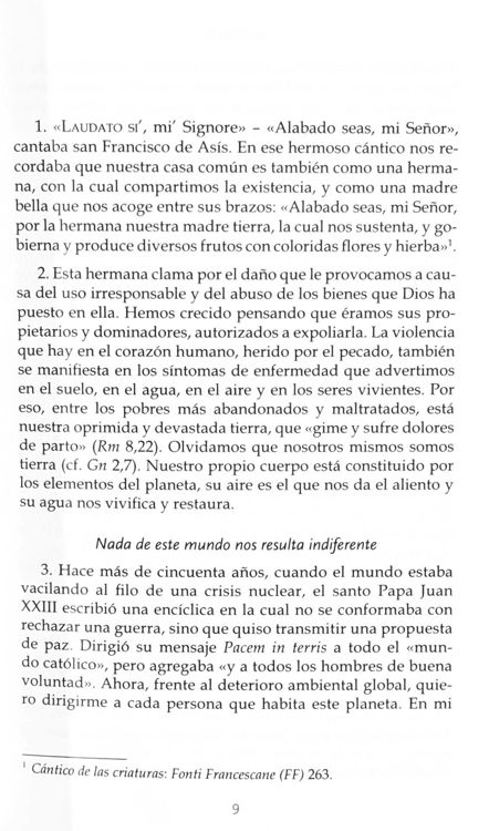 Imagen de Laudato si. Carta encíclica