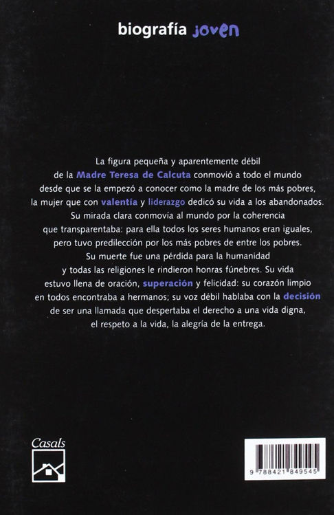 Imagen de Teresa de Calcuta: La madre de los más pobres. Biografía joven
