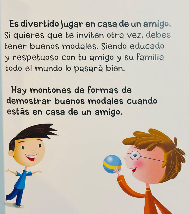 Imagen de Buenos modales en casa de un amigo