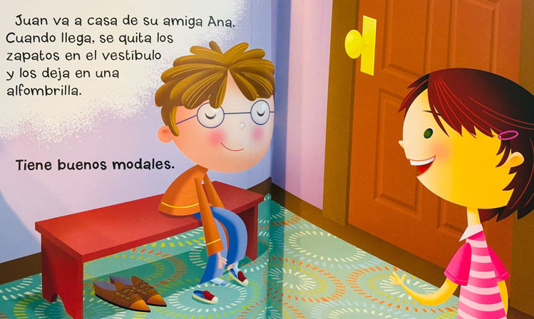 Imagen de Buenos modales en casa de un amigo