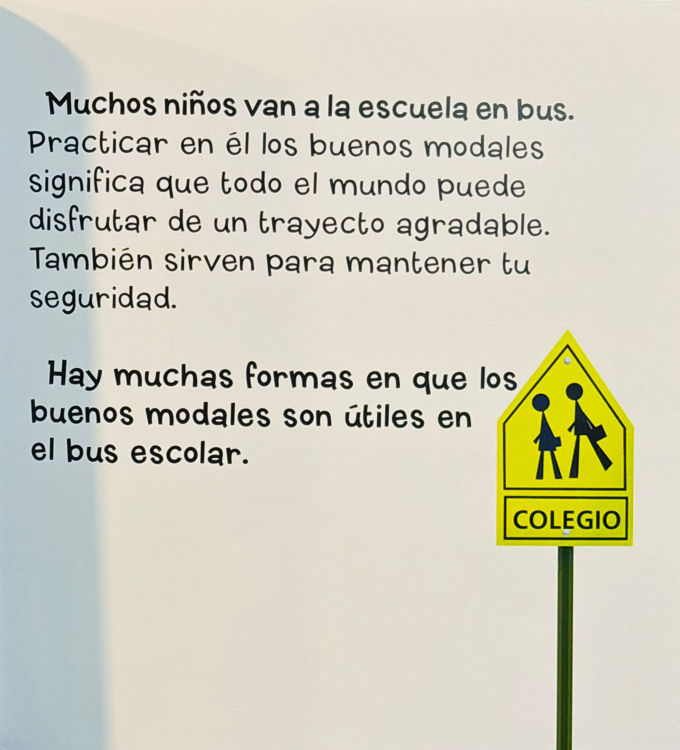 Imagen de Buenos modales en el bus escolar
