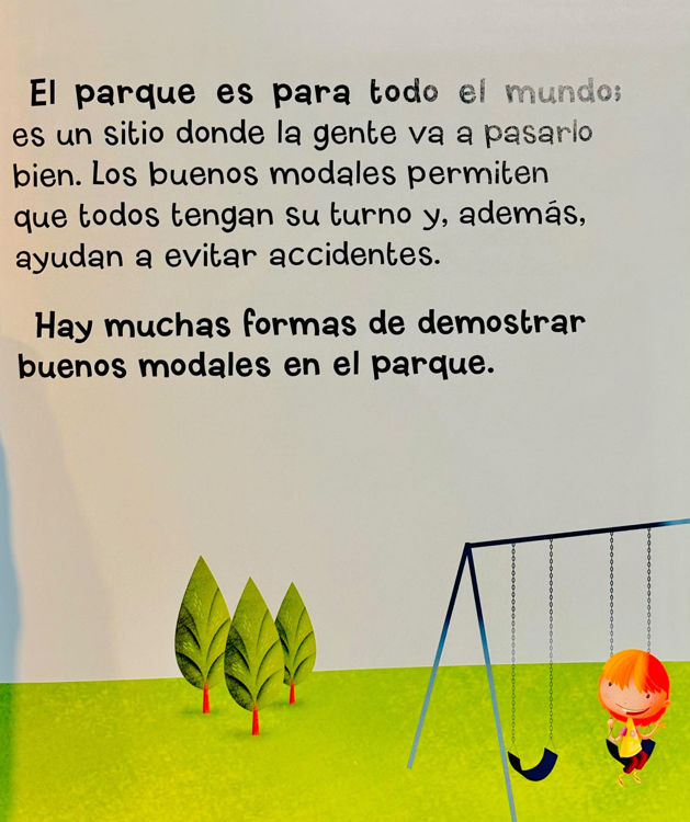 Imagen de Buenos modales en el parque