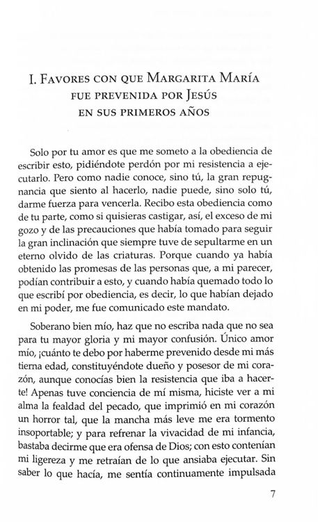Imagen de Margarita María Alacoque. Autobiografía