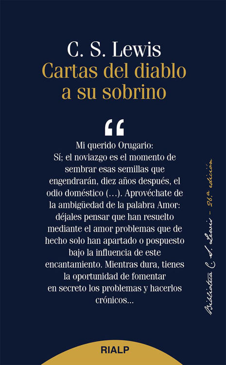 Imagen de C.S. Lewis. Cartas del diablo a su sobrino